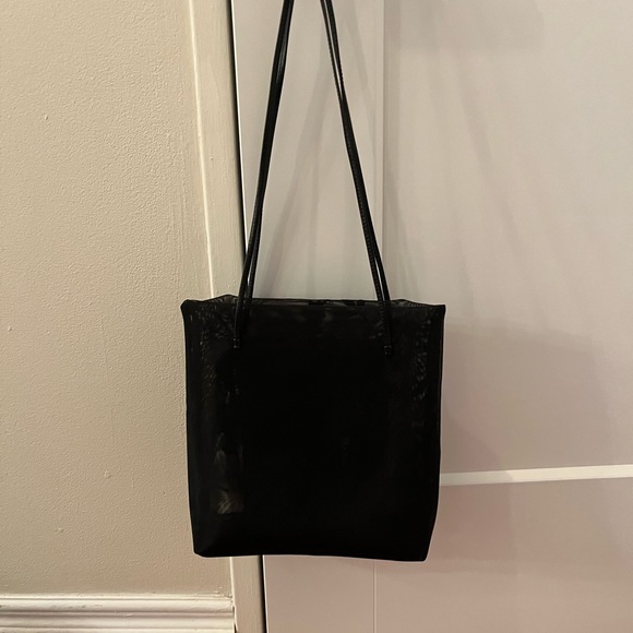 Vintage Browns evening nylon embroidered tote bag - Picture 4 of 11